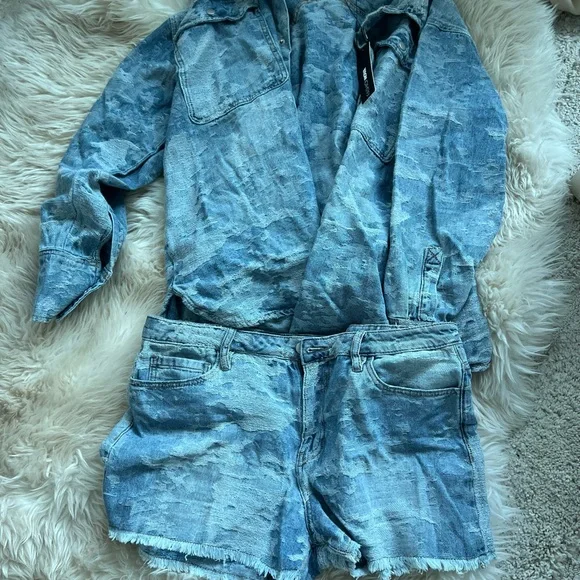 Stylish Denim matching set - Picture 3 of 4